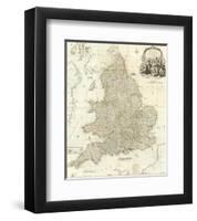 Composite: England, Wales, c.1790-John Rocque-Framed Art Print