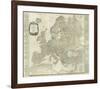 Composite: Europe, c.1787-Thomas Kitchin-Framed Art Print