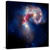 Composite Image of Antennae Galaxies - Interstellar Gas with Elements from Supernova Explosions-null-Stretched Canvas