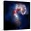 Composite Image of Antennae Galaxies - Interstellar Gas with Elements from Supernova Explosions-null-Stretched Canvas