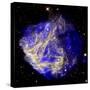 Composite Image of Data from Chandra and Hubble, Depicts Scene of a Supernova Explosion's Aftermath-null-Stretched Canvas