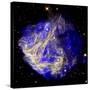 Composite Image of Data from Chandra and Hubble, Depicts Scene of a Supernova Explosion's Aftermath-null-Stretched Canvas