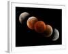 Composite Image of Lunar Eclipse-null-Framed Photographic Print