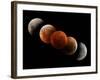 Composite Image of Lunar Eclipse-null-Framed Photographic Print