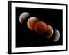 Composite Image of Lunar Eclipse-null-Framed Photographic Print