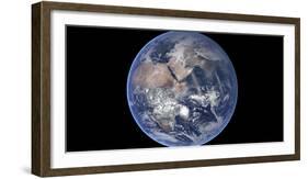 Composite Image of the Eastern Hemisphere on Planet Earth-null-Framed Photographic Print