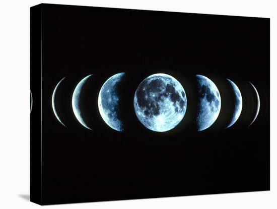 Composite Image of the Phases of the Moon-Dr. Fred Espenak-Stretched Canvas