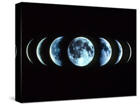 Composite Image of the Phases of the Moon-Dr. Fred Espenak-Stretched Canvas