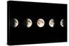 Composite Image of the Phases of the Moon-John Sanford-Stretched Canvas