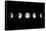 Composite Image of the Phases of the Moon-John Sanford-Framed Stretched Canvas