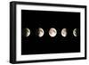 Composite Image of the Phases of the Moon-John Sanford-Framed Premium Photographic Print