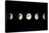 Composite Image of the Phases of the Moon-John Sanford-Stretched Canvas