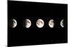 Composite Image of the Phases of the Moon-John Sanford-Mounted Photographic Print