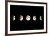 Composite Image of the Phases of the Moon-John Sanford-Framed Photographic Print