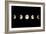 Composite Image of the Phases of the Moon-John Sanford-Framed Photographic Print