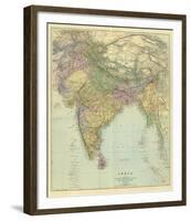 Composite: India, c.1901-Edward Stanford-Framed Art Print