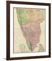 Composite: India Peninsula, c.1800-William Faden-Framed Art Print