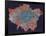 Composite Landsat False Colour Image of Greater London, 1979-null-Framed Giclee Print