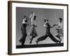 Composite: Leon James and Willa Mae Ricker Demonstrating Steps of the Lindy Hop-Gjon Mili-Framed Premium Photographic Print