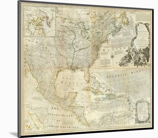 Composite: North America, c.1776-Thomas Jefferys-Mounted Art Print