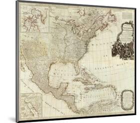 Composite: North America, West India Islands, c.1786-Thomas Pownall-Mounted Art Print