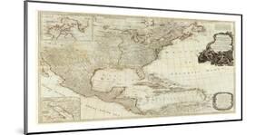 Composite: North America, West India Islands, c.1786-Thomas Pownall-Mounted Art Print
