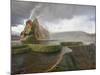 Composite of Fly Geyser at Sunrise, Gerlach, Nevada, Usa-Josh Anon-Mounted Photographic Print