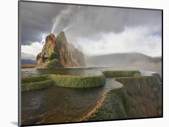 Composite of Fly Geyser at Sunrise, Gerlach, Nevada, Usa-Josh Anon-Mounted Photographic Print