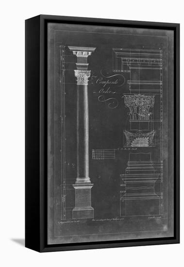 Composite Order Blueprint-Chippendale-Framed Stretched Canvas