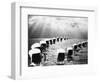 Composite Photograph Mugs of Beer on Ocean as Seen in Bally Hoo Magazine-null-Framed Photographic Print