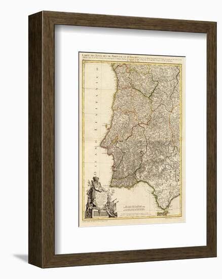 Composite: Portugal, Algarve, c.1780-Giovanni Antonio Bartolomeo Rizzi Zannoni-Framed Art Print