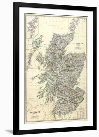 Composite: Scotland, c.1861-Alexander Keith Johnston-Framed Art Print