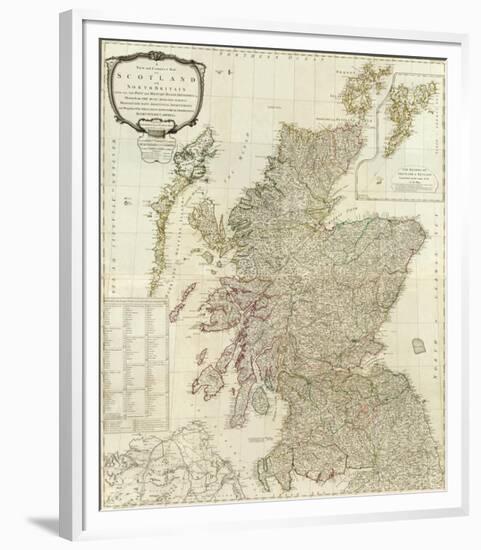 Composite: Scotland or North Britain, c.1790-Robert Campbell-Framed Art Print