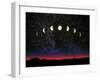 Composite Time-lapse Image of the Lunar Phases-John Sanford-Framed Photographic Print