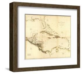 Composite: West Indies, c.1810-Aaron Arrowsmith-Framed Art Print