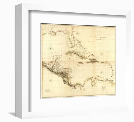 Composite: West Indies, c.1810-Aaron Arrowsmith-Framed Art Print