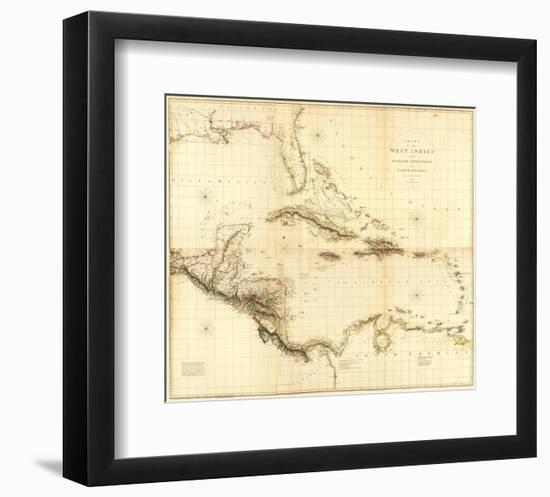 Composite: West Indies, c.1810-Aaron Arrowsmith-Framed Art Print