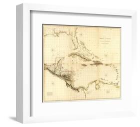 Composite: West Indies, c.1810-Aaron Arrowsmith-Framed Art Print