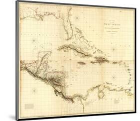 Composite: West Indies, c.1810-Aaron Arrowsmith-Mounted Art Print