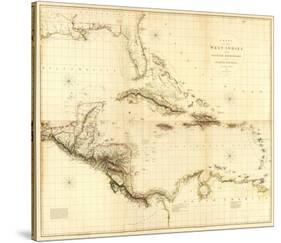 Composite: West Indies, c.1810-Aaron Arrowsmith-Stretched Canvas