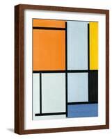 Composition 1921-Piet Mondrian-Framed Giclee Print