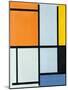 Composition 1921-Piet Mondrian-Mounted Giclee Print