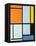 Composition 1921-Piet Mondrian-Framed Stretched Canvas