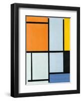 Composition 1921-Piet Mondrian-Framed Giclee Print