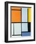 Composition 1921-Piet Mondrian-Framed Giclee Print