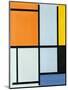 Composition 1921-Piet Mondrian-Mounted Giclee Print