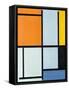 Composition 1921-Piet Mondrian-Framed Stretched Canvas