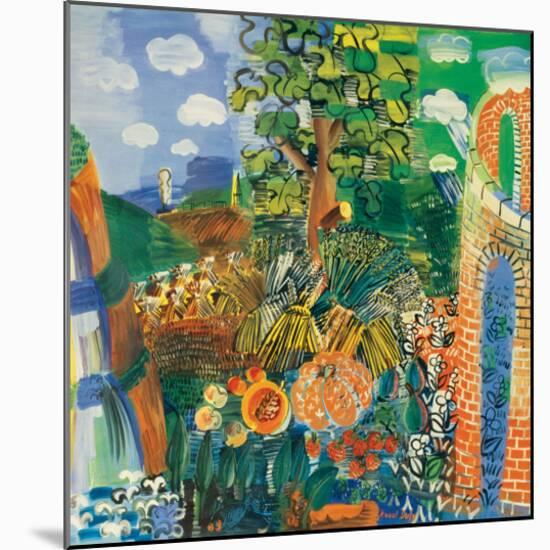 Composition, 1924-Raoul Dufy-Mounted Premium Giclee Print