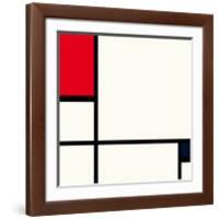 Composition, 1929-Piet Mondrian-Framed Premium Giclee Print