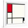 Composition, 1929-Piet Mondrian-Framed Premium Giclee Print